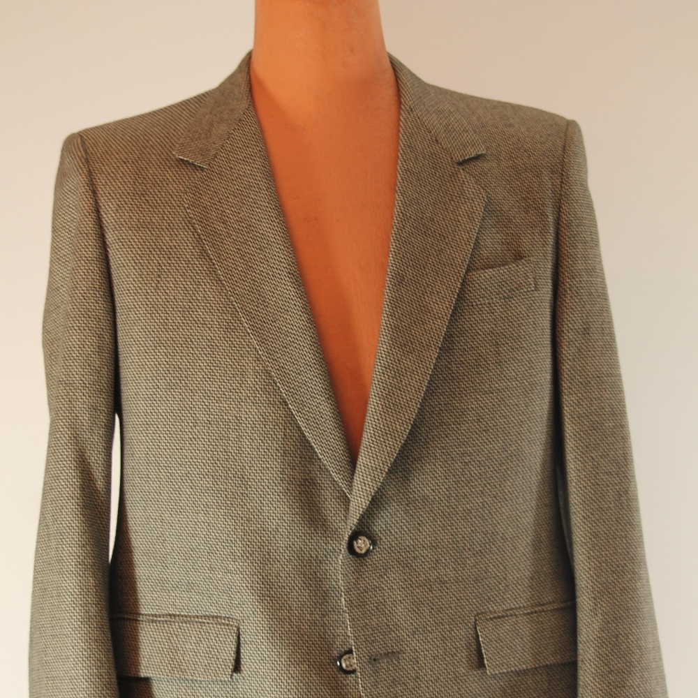 Vintage LOUIS ROTH * LEIGHTONS Woven Blazer 40R